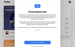 iOS 15 sẽ hỏi người dùng trước khi bật quảng cáo được cá nhân hóa của Apple