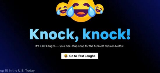 Netflix đang thử nghiệm luồng clip hài kịch Fast Laughs trên TV